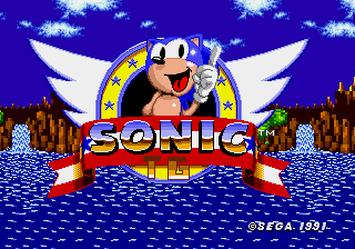 Sonic TG Title Screen